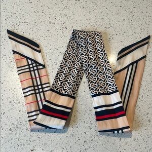 Black and Red Multi-Patterned Scarf